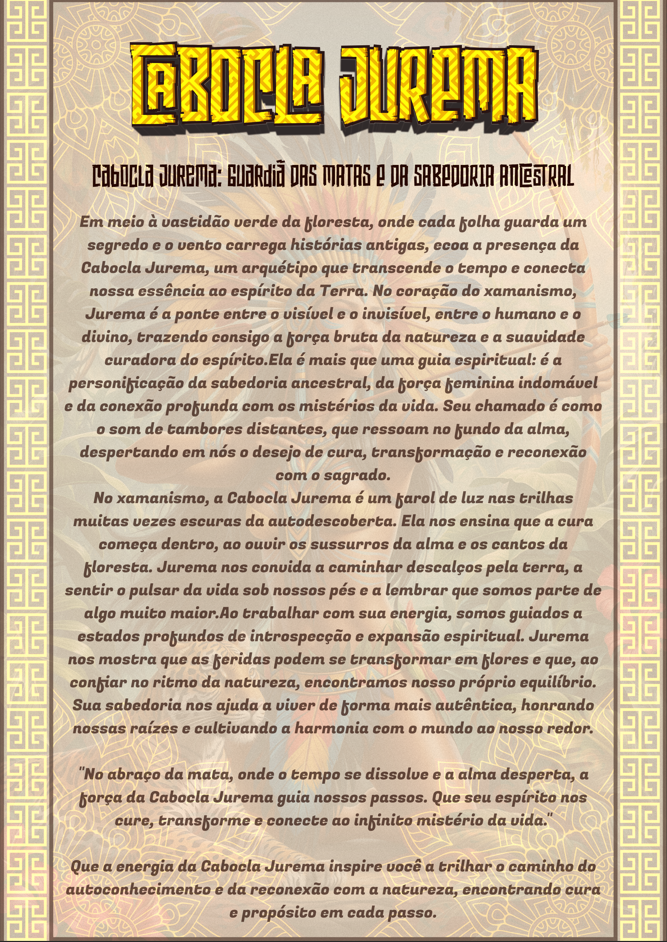 Card da Força – Camiseta NEON Cabocla Jurema