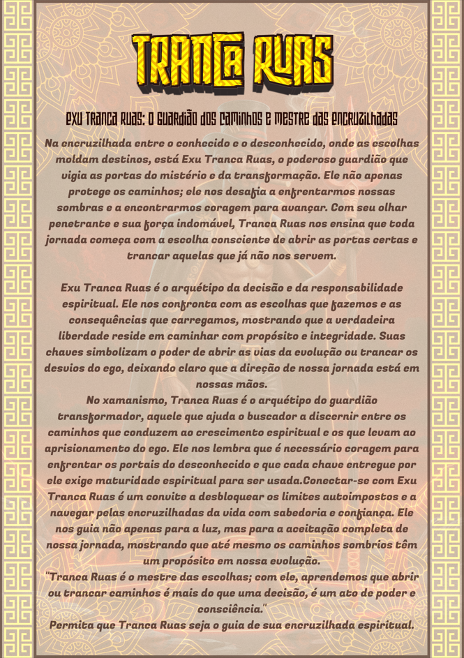 Card da Força – Camiseta NEON Tranca Ruas