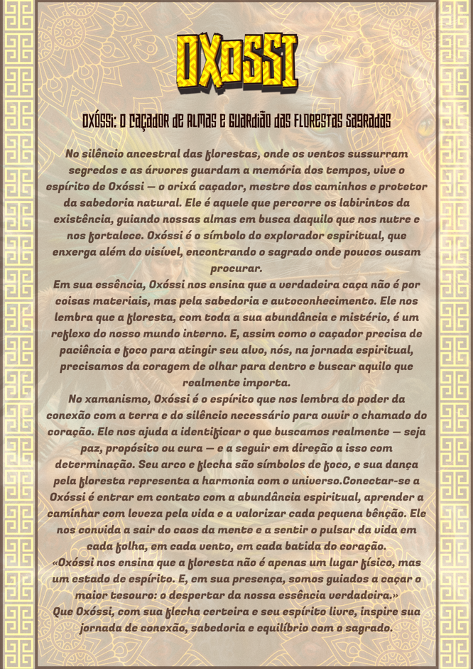 Card da Força – Camiseta NEON Oxóssi