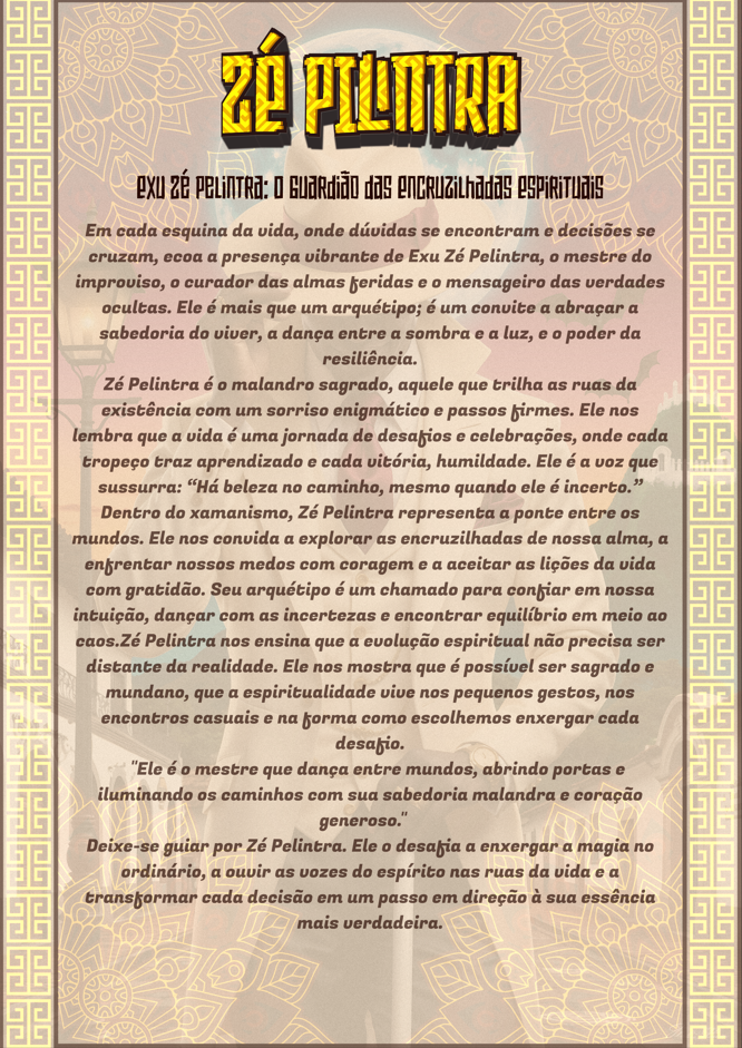 Card da Força – Camiseta NEON Zé Pilintra