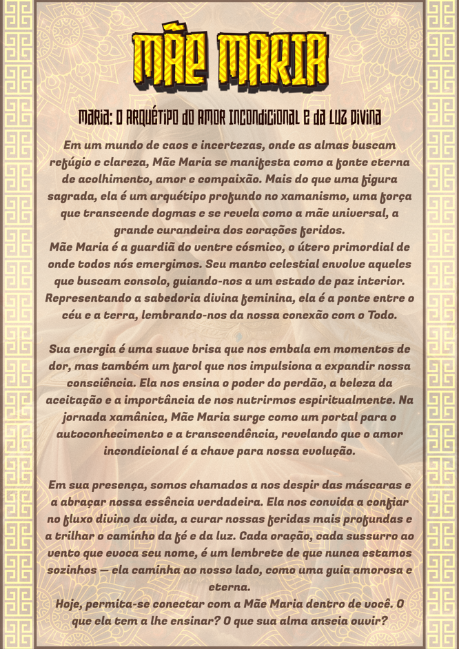 Card da Força – Camiseta NEON Mãe Maria