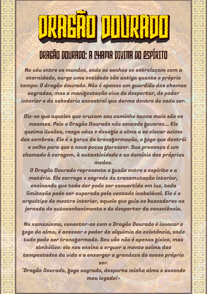 Card da Força – Camiseta NEON Dragão Dourado