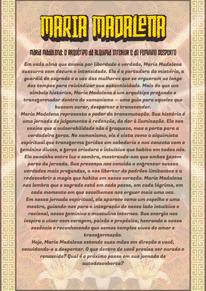 Card da Força – Camiseta NEON Maria Madalena