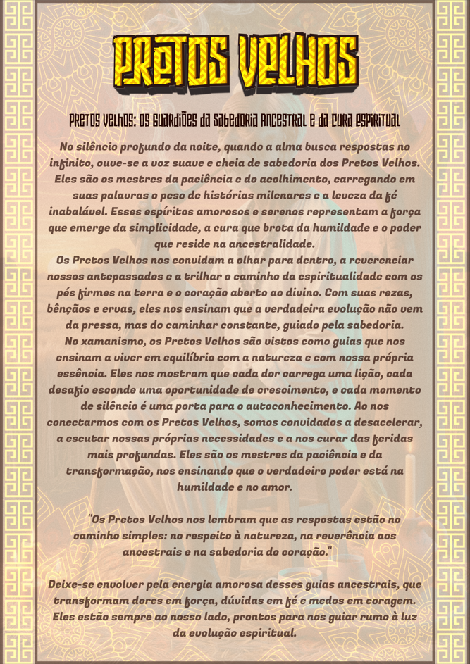 Card da Força – Camiseta NEON Pretos Velhos