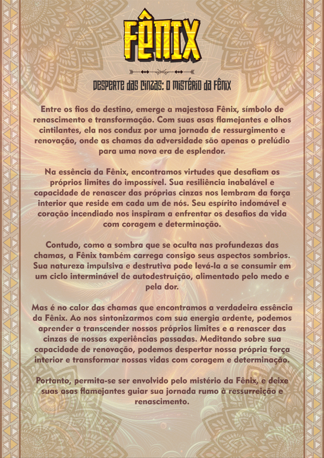 Card da Força – Camiseta NEON Fênix