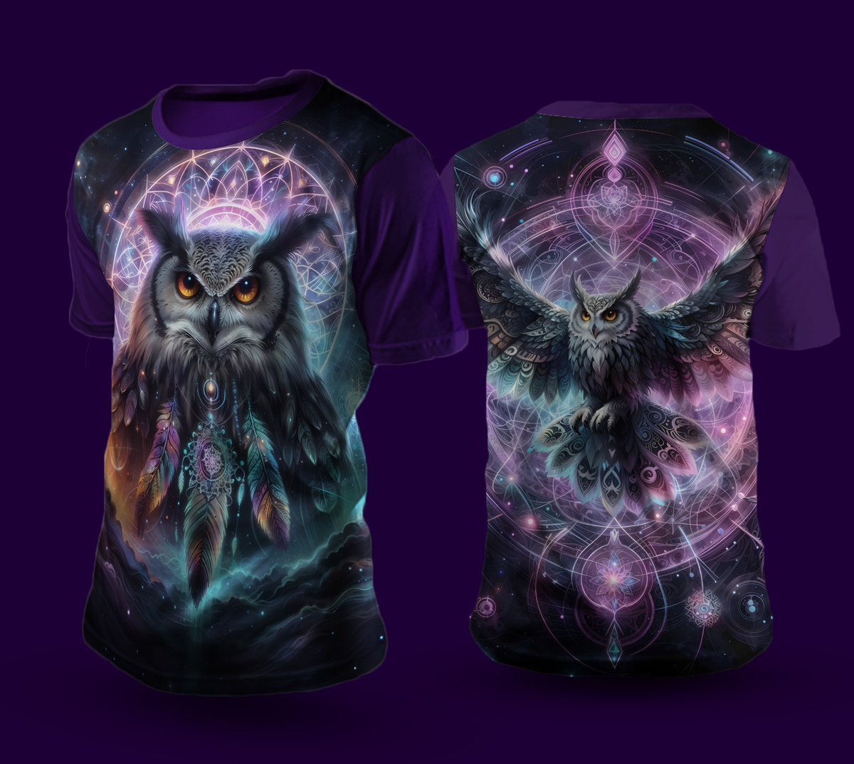 Camiseta NEON Coruja — Infantil