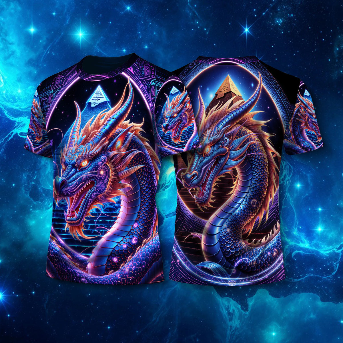 Camiseta NEON Dragão Dourado – 2
