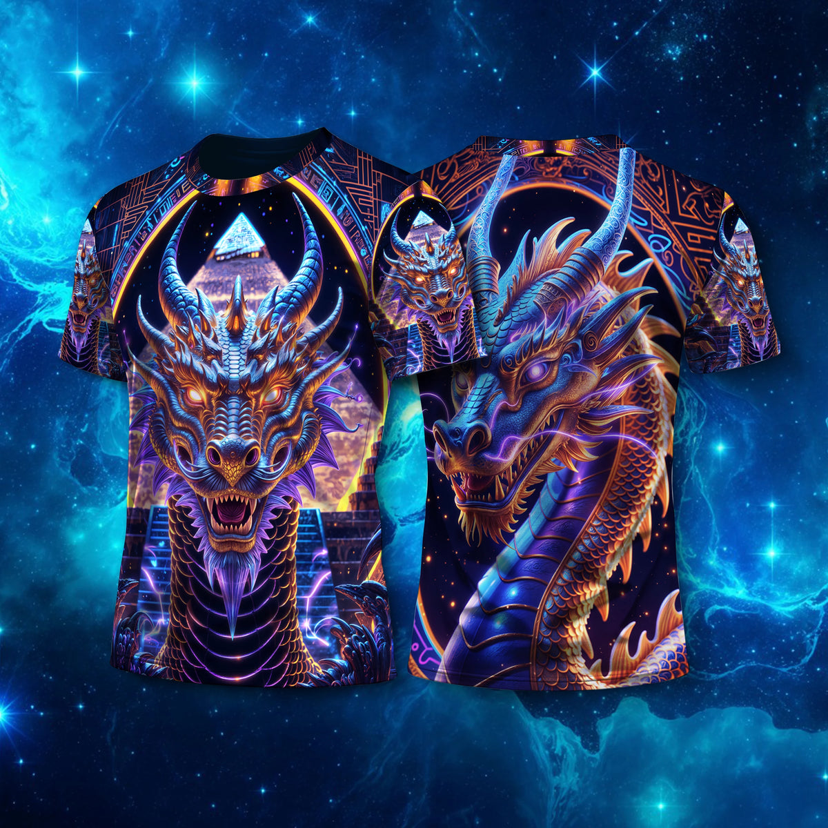 Camiseta NEON Dragão Dourado – 3