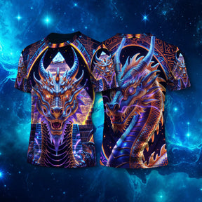 Camiseta NEON Dragão Dourado