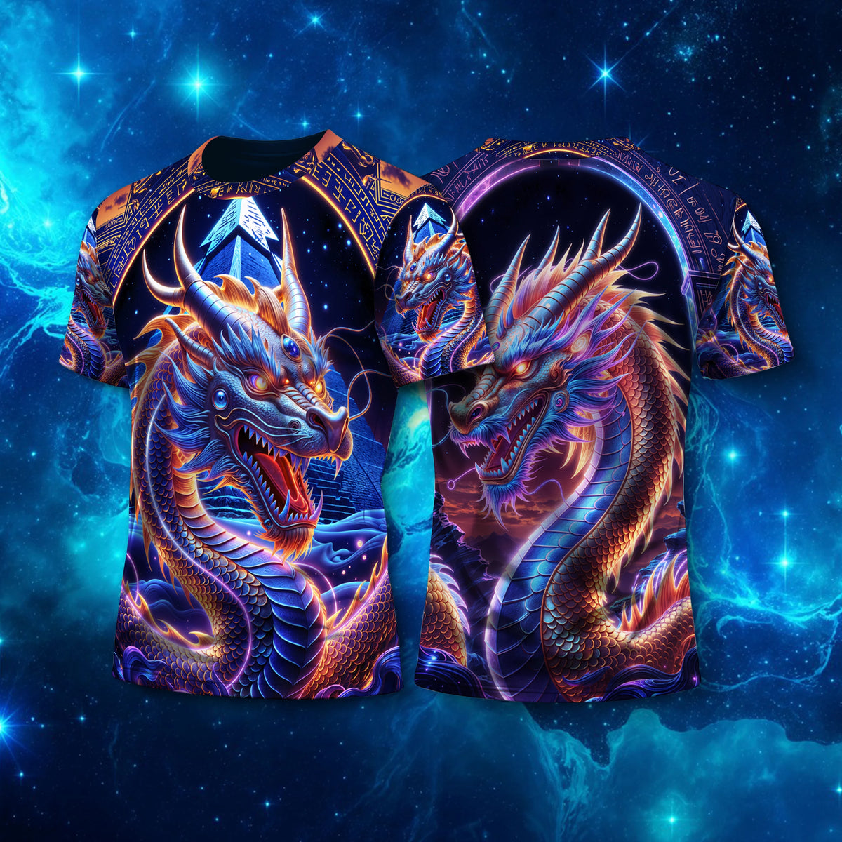 Camiseta NEON Dragão Dourado – 4