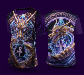 Camiseta NEON Dragão Dourado