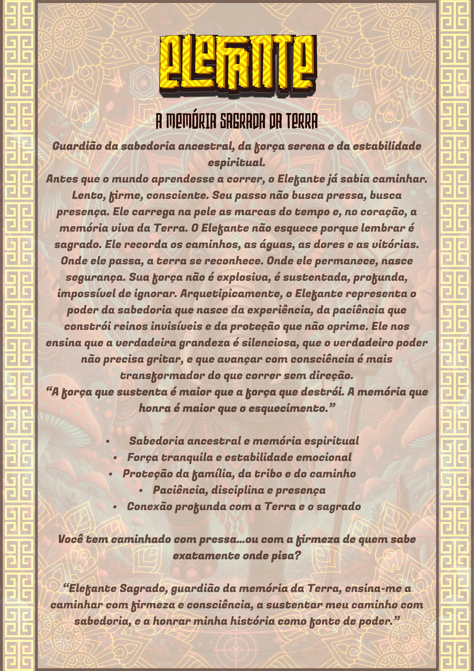 Card da Força – Camiseta NEON Elefante