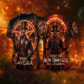 Camiseta NEON Exu Caveira