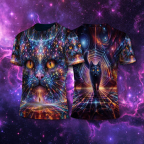 Camiseta NEON Gato