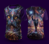 Camiseta NEON Gato