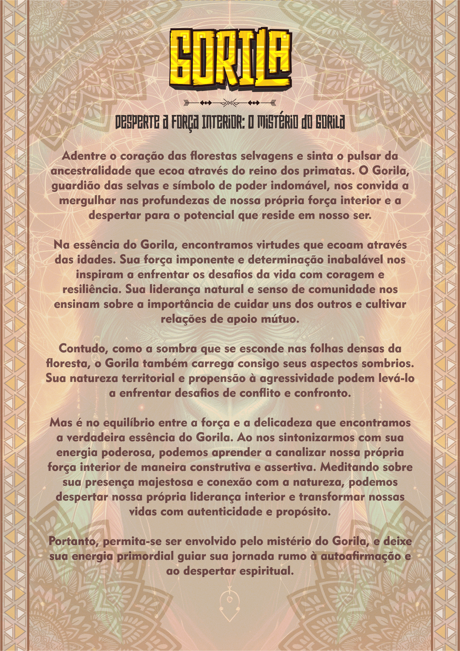 Card da Força – Camiseta NEON Gorila