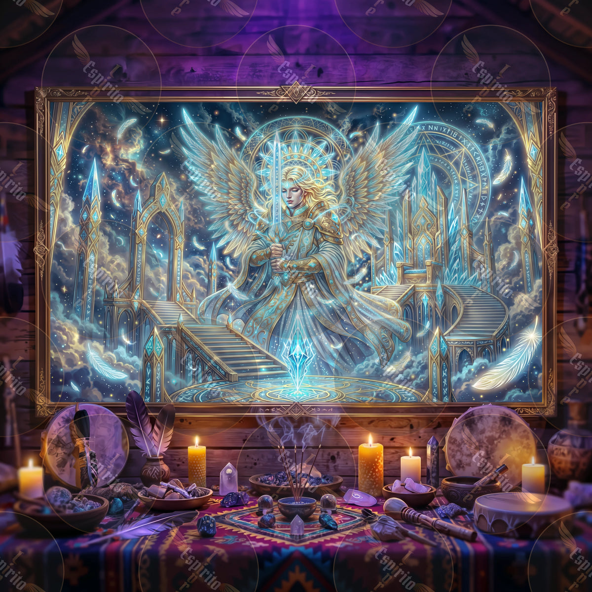 Pano Mágico NEON Arcanjo Gabriel – 6