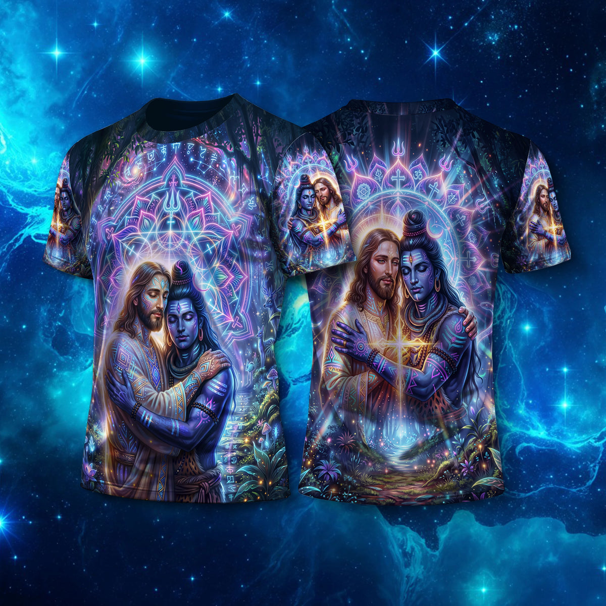 Camiseta NEON Jesus & Shiva – 1