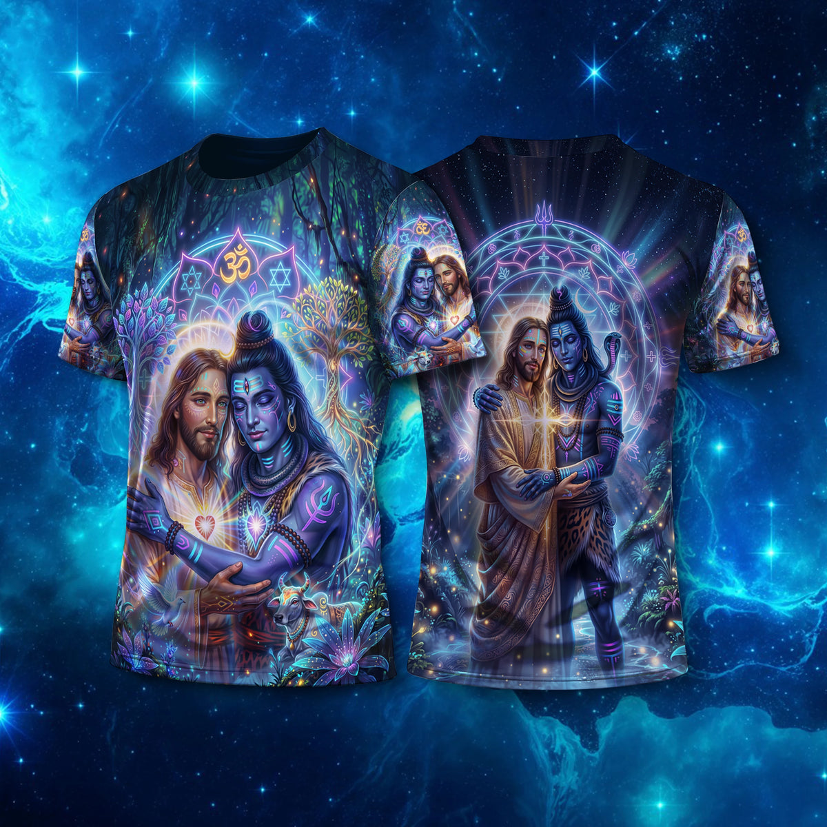 Camiseta NEON Jesus & Shiva – 2