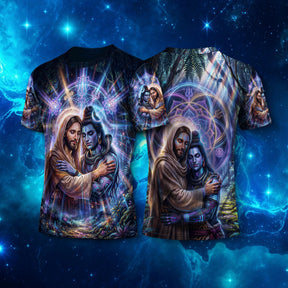 Camiseta NEON Jesus & Shiva