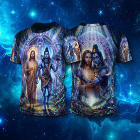 Camiseta NEON Jesus & Shiva