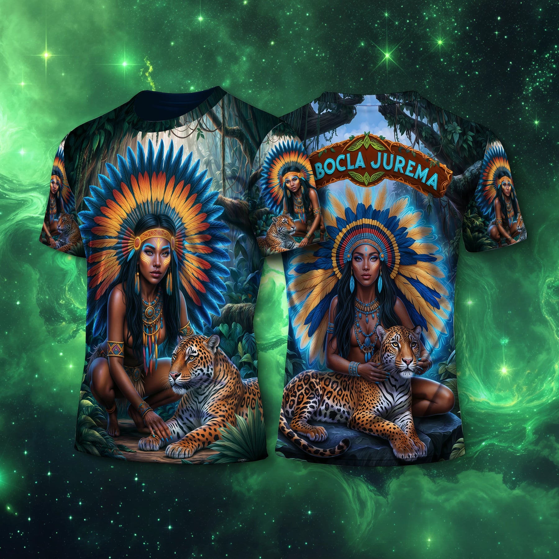 Camiseta NEON Cabocla Jurema
