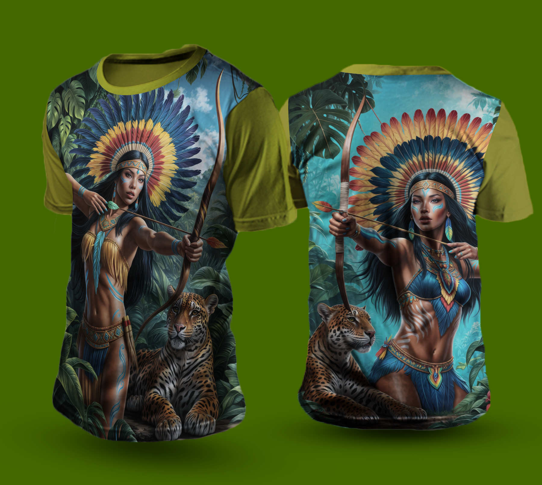 Camiseta NEON Cabocla Jurema
