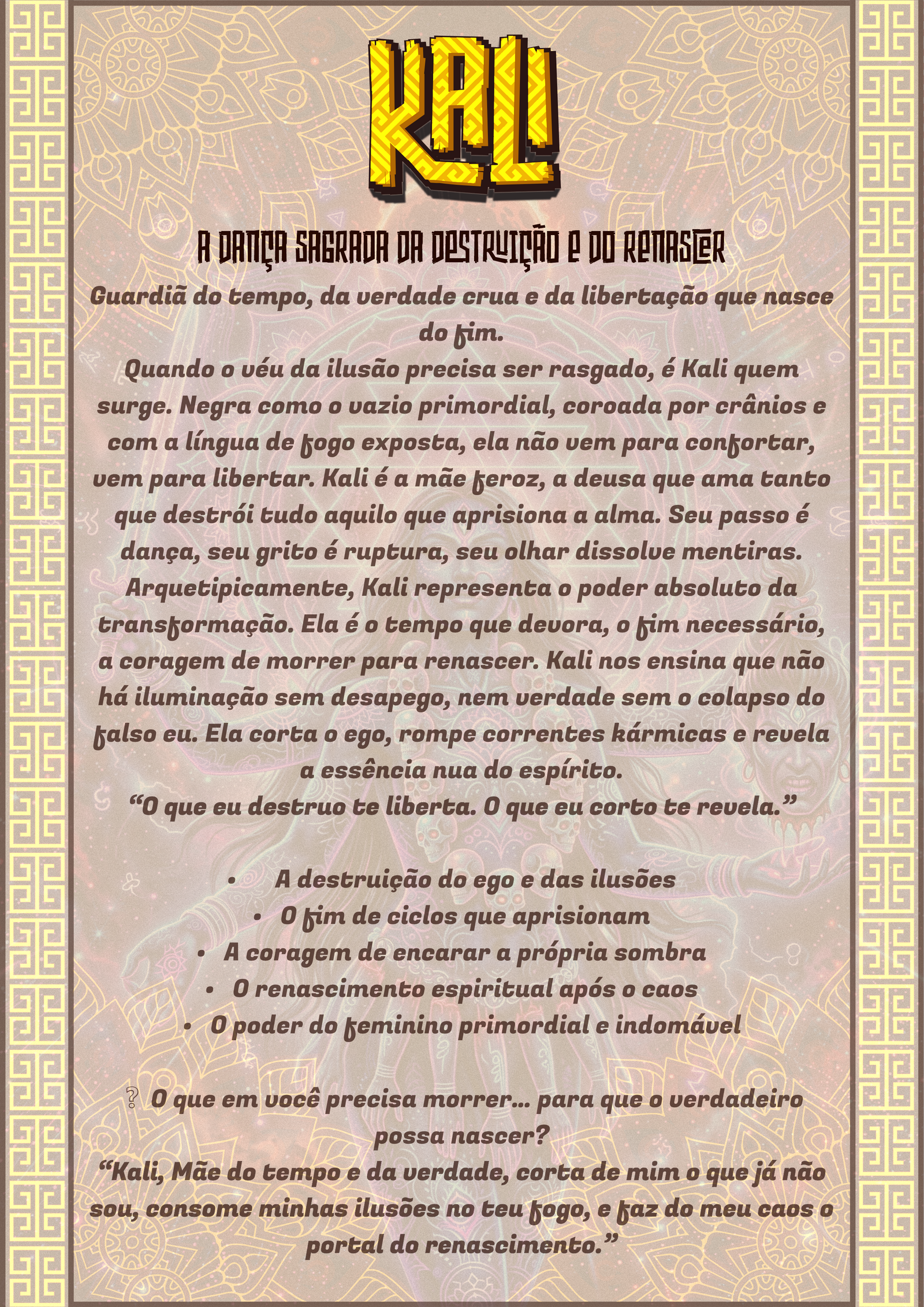 Card da Força – Moletom NEON Kali