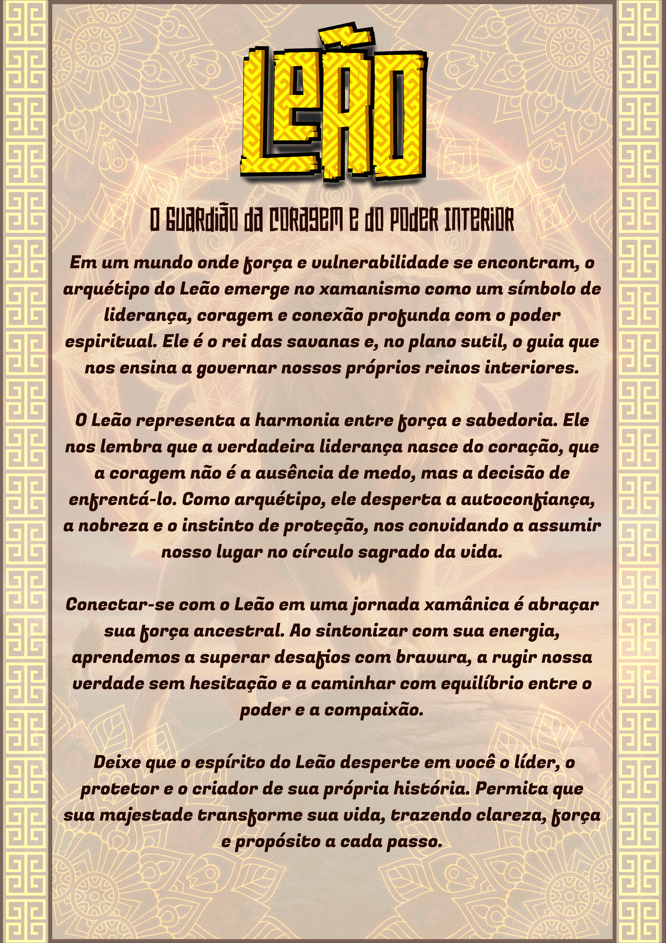 Card da Força – Camiseta NEON Leão IP