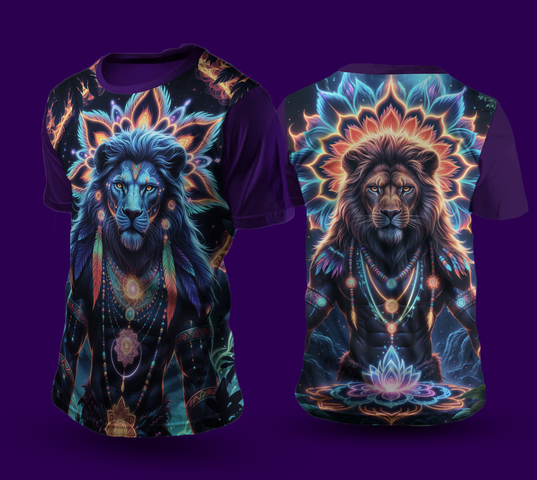 Camiseta NEON Leão Yoshin