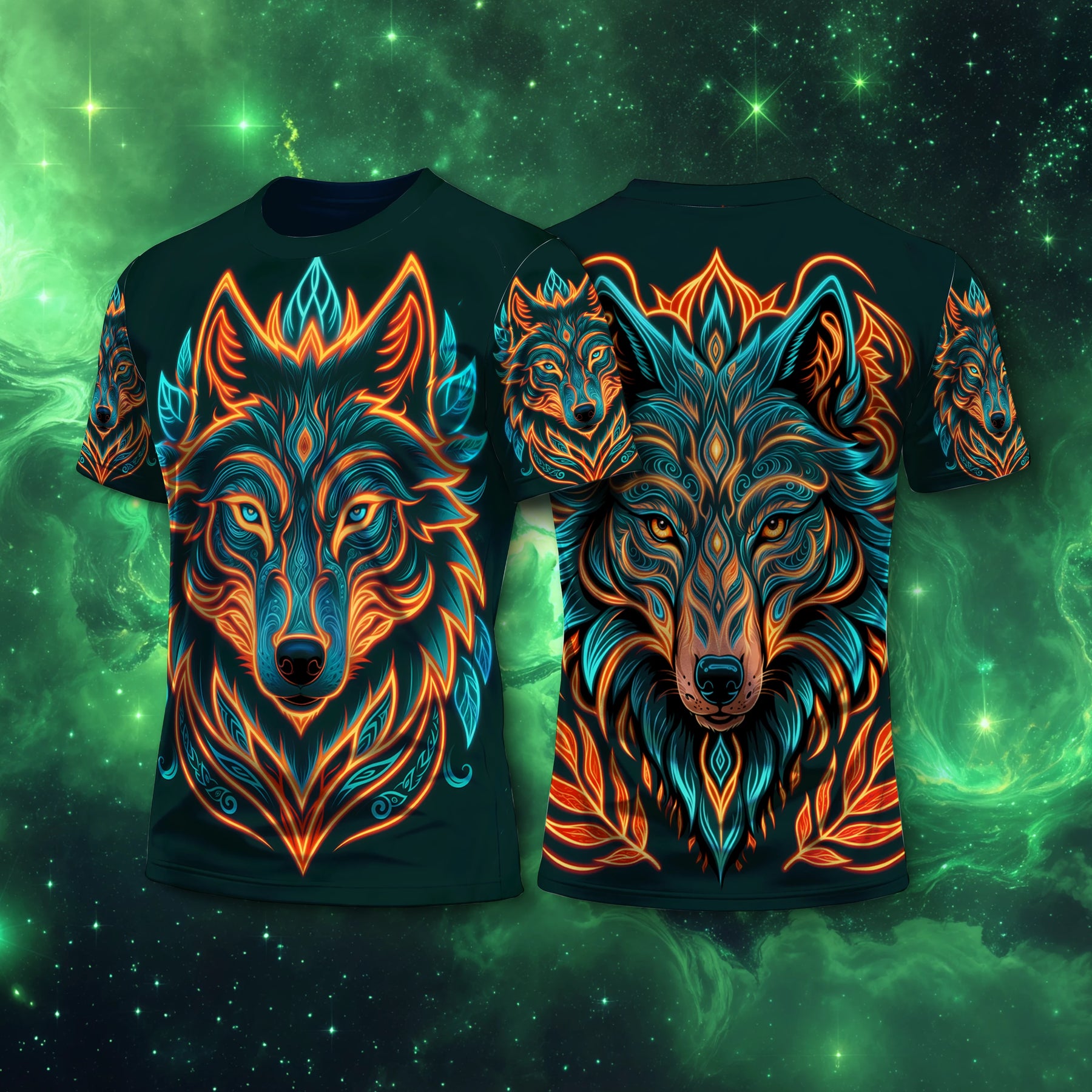 Camiseta NEON Lobo