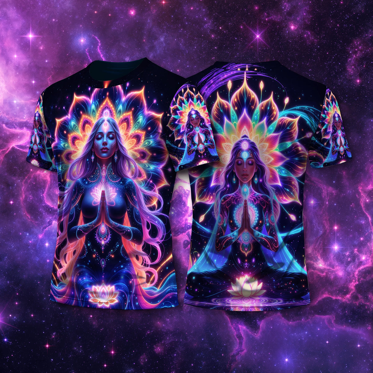 Camiseta NEON Lotus Cósmica – 2