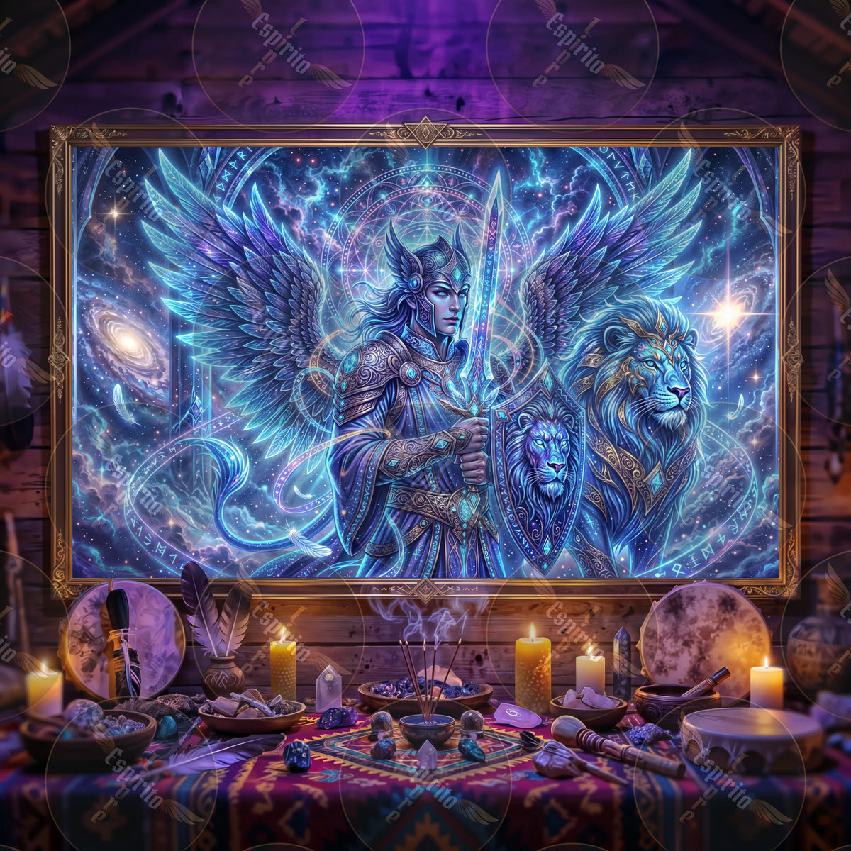 Pano Mágico NEON Arcanjo Miguel – 3
