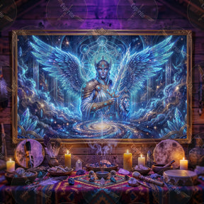 Pano Mágico NEON Arcanjo Miguel