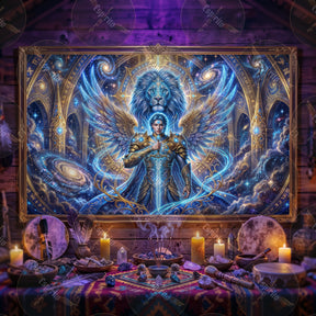 Pano Mágico NEON Arcanjo Miguel