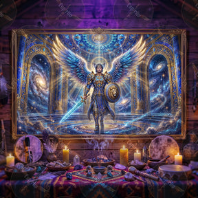 Pano Mágico NEON Arcanjo Miguel