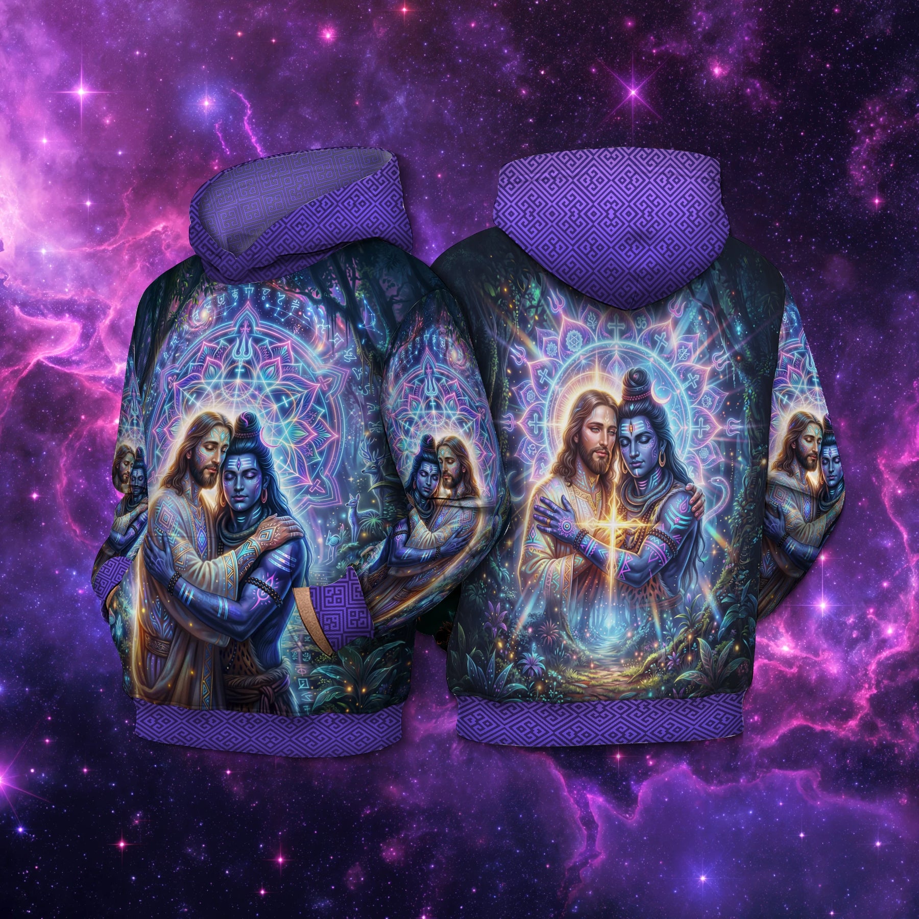Moletom NEON Jesus e Shiva