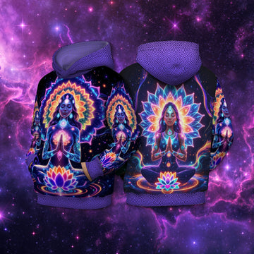 Moletom NEON Lótus Cósmica