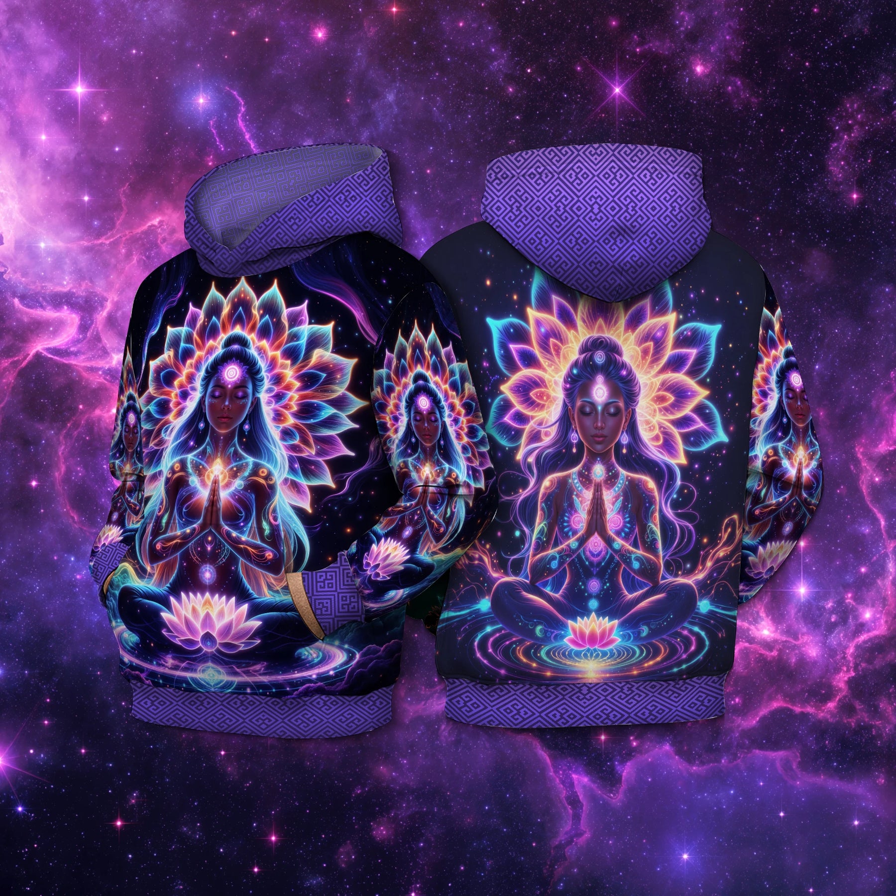 Moletom NEON Lótus Cósmica