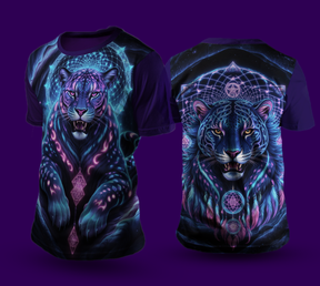 Camiseta NEON Onça — Manga comprida