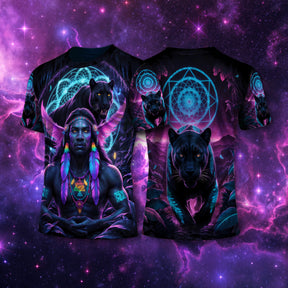 Camiseta NEON Pantera Negra
