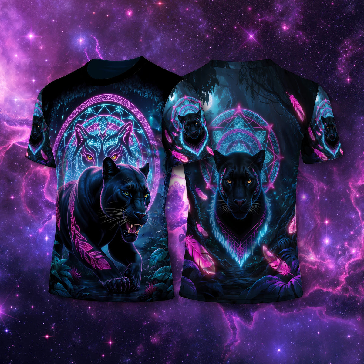 Camiseta NEON Pantera Negra – 6
