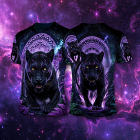 Camiseta NEON Pantera Negra