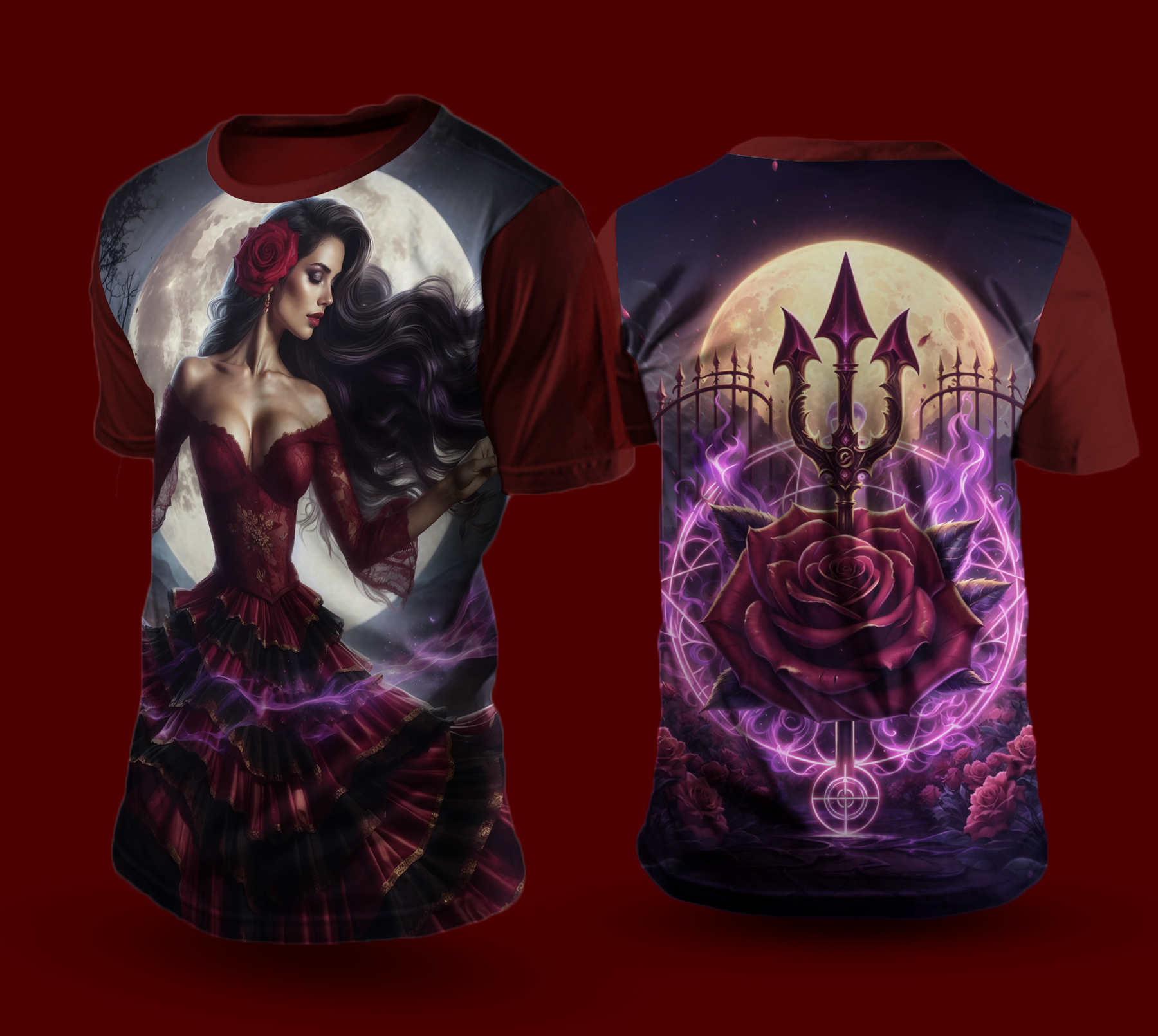 Camiseta NEON Pomba Gira