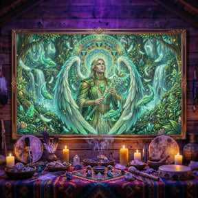 Pano Mágico NEON Arcanjo Rafael