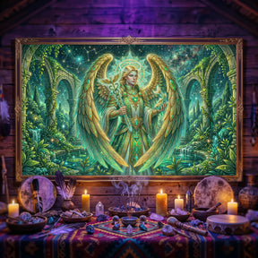 Pano Mágico NEON Arcanjo Rafael
