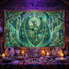 Pano Mágico NEON Arcanjo Rafael