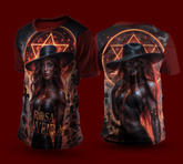 Camiseta NEON Rosa Caveira