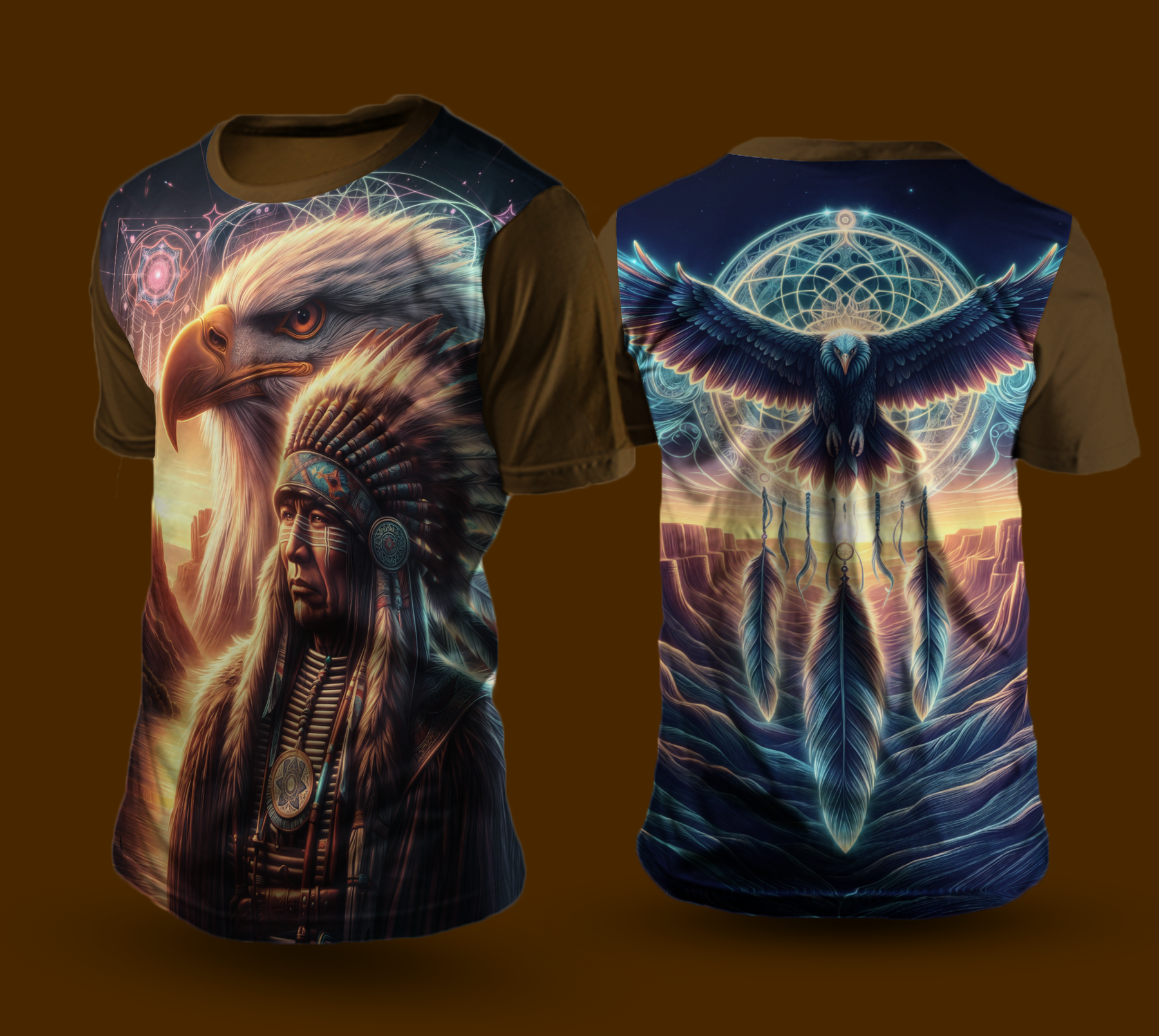 Camiseta NEON Xamã Águia