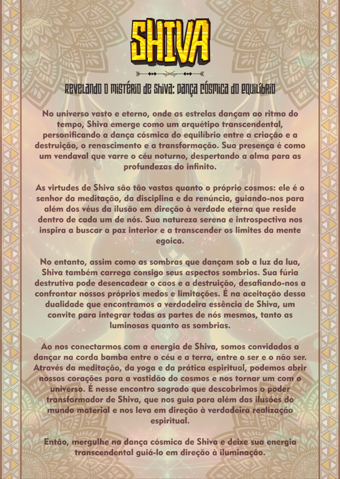 Card da Força – Camiseta NEON Shiva